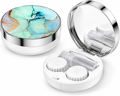 Contact Lens Case, Travel Contact Lens Cases Cute Contact Case and Solution Perfect for Daily Travel Outdoor