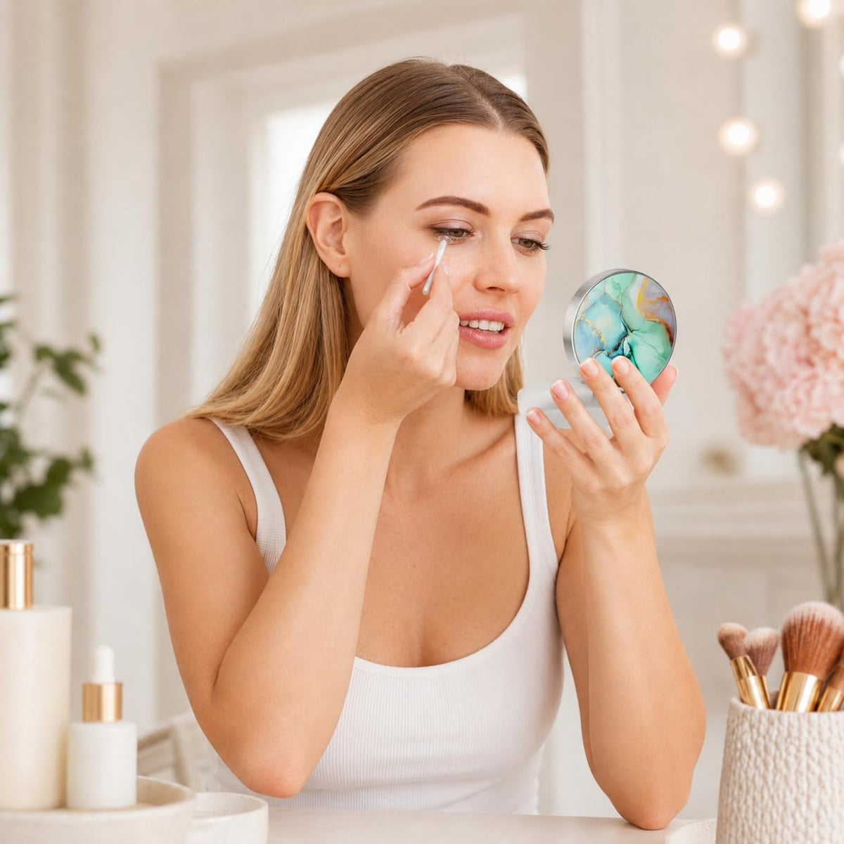 Contact Lens Case, Travel Contact Lens Cases Cute Contact Case and Solution Perfect for Daily Travel Outdoor