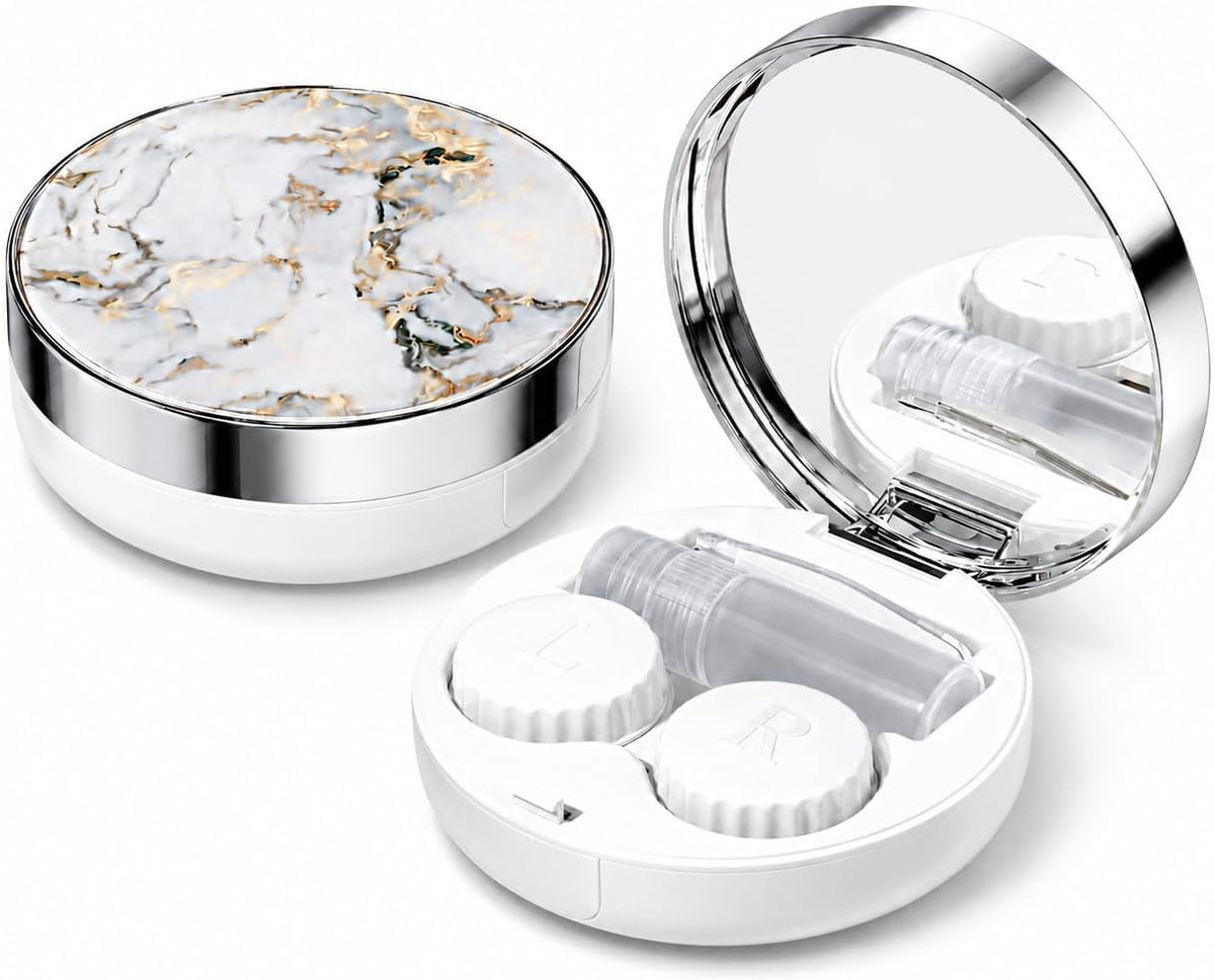 Contact Lens Case, Travel Contact Lens Cases Cute Contact Case and Solution Perfect for Daily Travel Outdoor