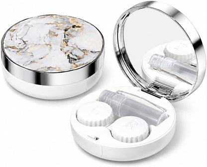 Contact Lens Case, Travel Contact Lens Cases Cute Contact Case and Solution Perfect for Daily Travel Outdoor