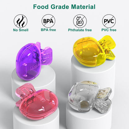 Toothbrush Head Cover Cap: Toothbrush Protector Brush Pod Case Protective Plastic Clip Bathroom Cool Stuff for Household Travel