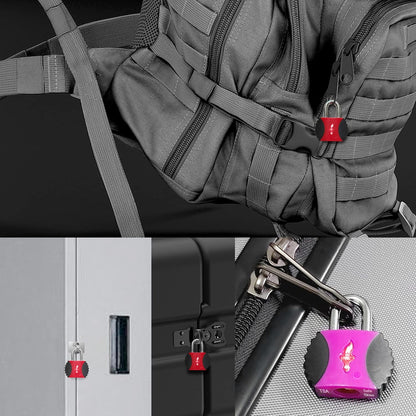 Safe Skies 4-Pack 4-Color Family TSA Travel Key Lock