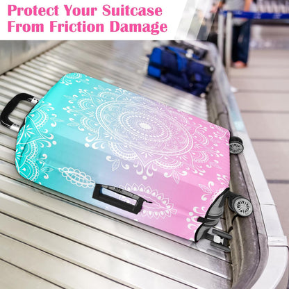 Luggage Covers for Suitcase Elastic Suitcase Covers Luggage Protector Anti-scratch Fits 28-30 Inch Pink