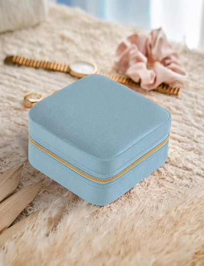 Travel Jewelry Case Small Jewelry Box Jewelry Organizer Storage Case Portable PU Leather Mini Jewelry Travel Case for Girls Womens Earring, Necklace, Rings,Bracelets