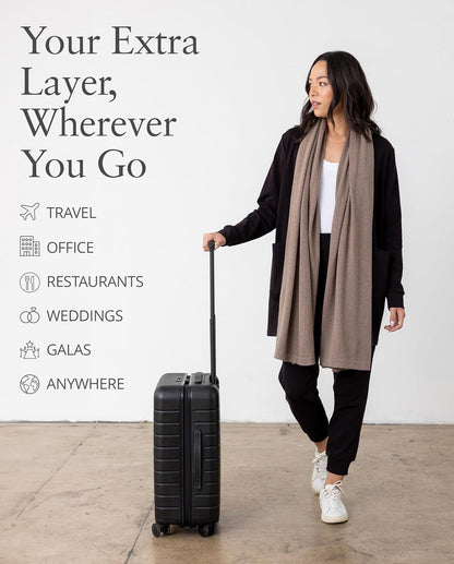 zestt Dreamsoft Travel Scarf, Wrap and Shawl for Women, Organic Cotton