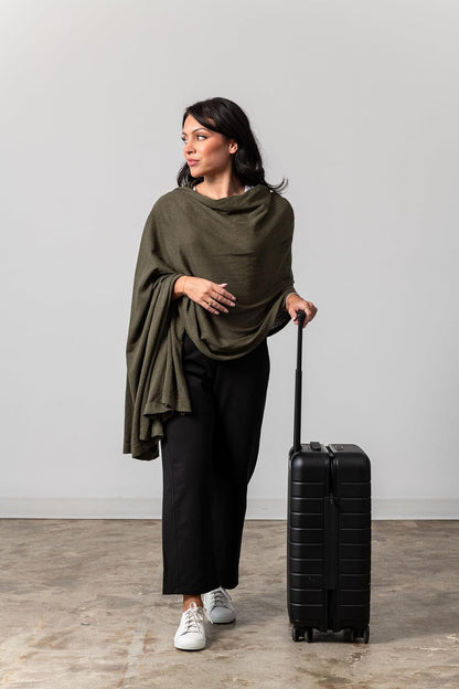 zestt Dreamsoft Travel Scarf, Wrap and Shawl for Women, Organic Cotton