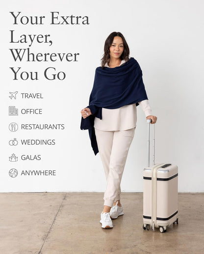 zestt Dreamsoft Travel Scarf, Wrap and Shawl for Women, Organic Cotton
