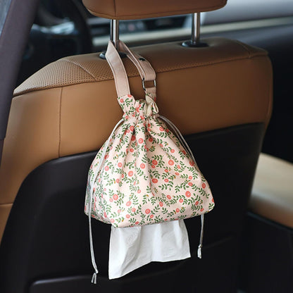 Cat Car Tissue Pouch Cute Travel Tissue Box Camping WallTissue Accessories for Car Home Office Desk Outdoor, Bathroom, Toilet Paper Bag (Cat-Themed Tissue Holder)