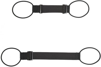 2 Pack Luggage Straps for Add a Bag Bungees Lightweight Easy Elastic Wrap Belts for Attaching Extra Bags Purse to Suitcase Handle Handbag Backpack Spinner Carryon Travel Airport
