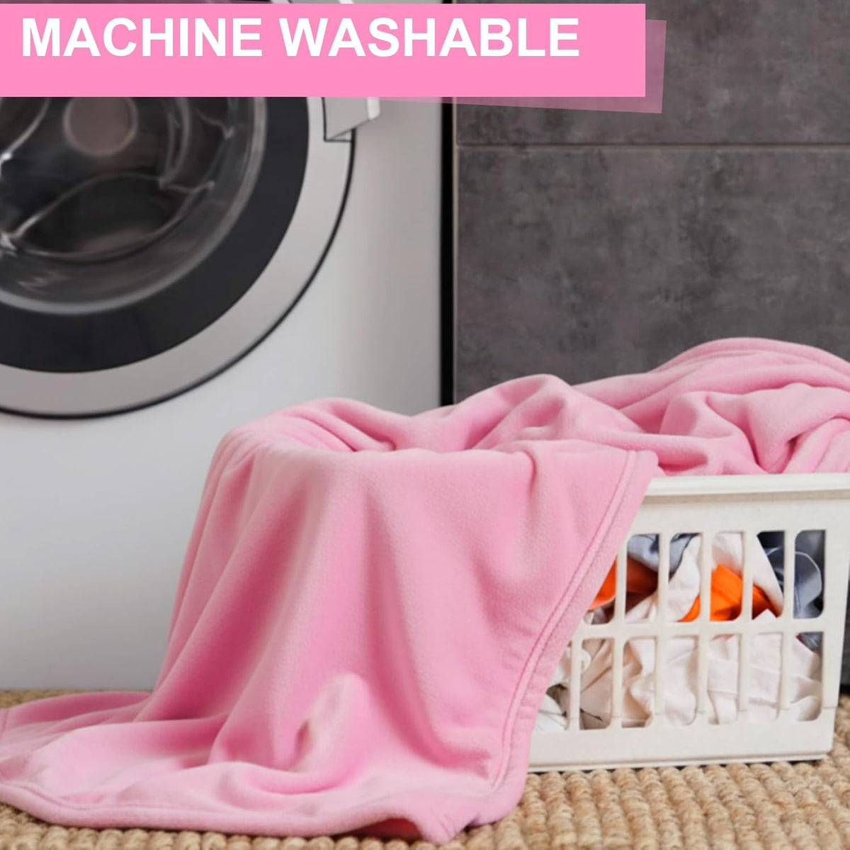 6 Sets Bulk Travel Blanket Pillows for Long Flight Sleeping 50 x 60 Inches Soft Flannel Packable Airplane Flight Blanket 2 in 1 Combo Warm Traveling Plane Essentials(Pink)