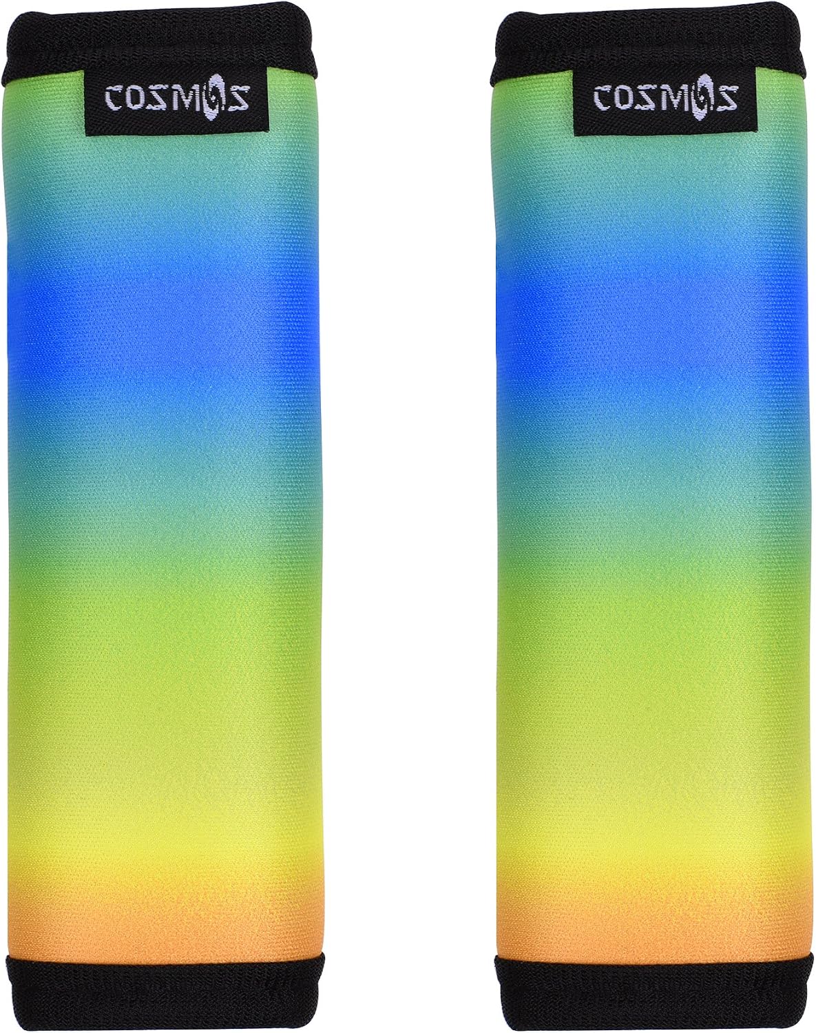 2 Pcs Luggage Handle Wraps Soft Neoprene Grip Handle Cover Detachable Luggage Identifier for Luggage Suitcase Travel Bag Trolley Case Travel Accessories (Puzzle Pattern)