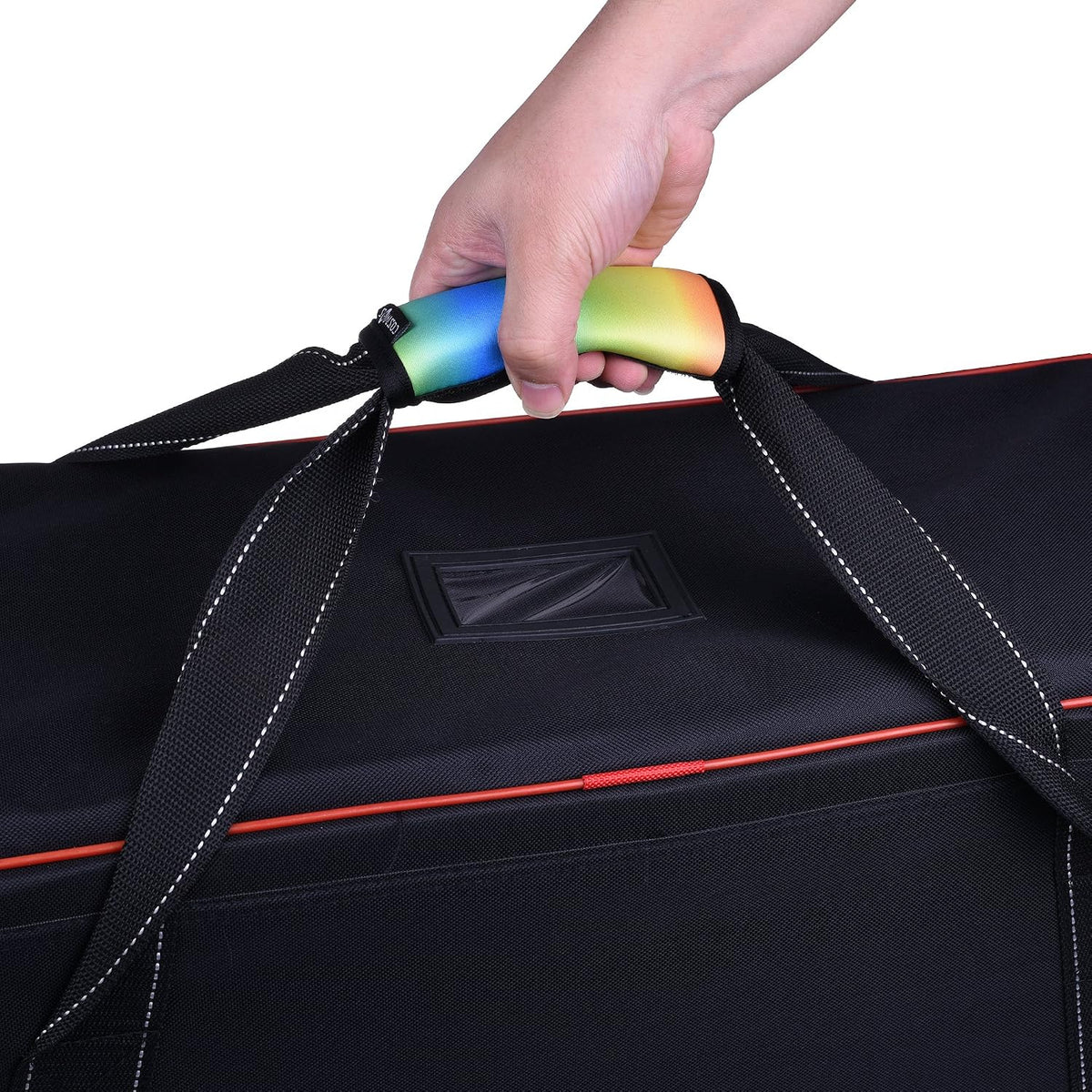 2 Pcs Luggage Handle Wraps Soft Neoprene Grip Handle Cover Detachable Luggage Identifier for Luggage Suitcase Travel Bag Trolley Case Travel Accessories (Puzzle Pattern)
